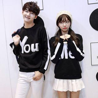 Printed Couple Matching Pullover