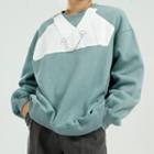 Long-sleeve Color-block Panel Sweatshirt