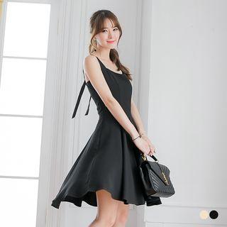 Tie Back Fit& Flare Tank Dress