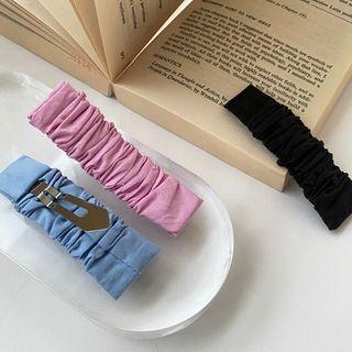Ruched Fabric Hair Clip
