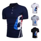 Short-sleeve Numbering Polo Shirt