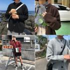 Plain Convestable Cardigan