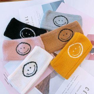 Smiley Knit Headband