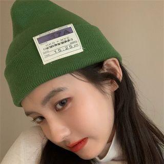 Tag Patched Beanie