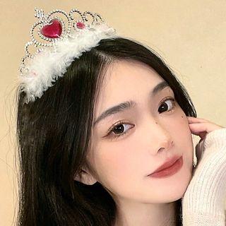 Rhinestone Crown Headpiece