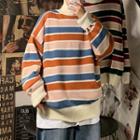 Unisex Loose-fit Striped Sweater