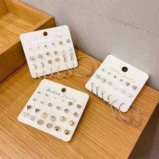 4 / 9 / 12 Pair Set: Alloy Earring (various Designs)
