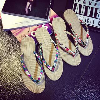 Floral Flip-flops
