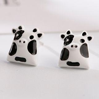 Cow Ear Stud / Clip-on Earring