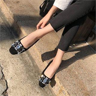 Rhinestone Embellished Flats