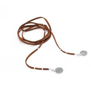 Alloy Coin Layered Choker