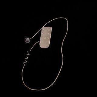 Alloy Numerical Wirework Earring 1 Pc - As Shown In Figure - One Size