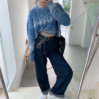 Tie Dye Knit Top / Cardigan
