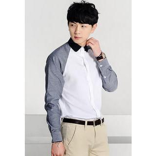 Color-block Long-sleeve Shirt