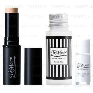 Tv&movie - High Cover And High Moist Limited Set : Stick Foundation (ocher) + Shake One + Oil 1 Set