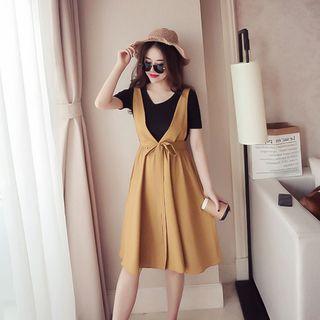 Nursery Set: Zip T-shirt + Jumper Dress
