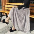 Furry Midi Skirt