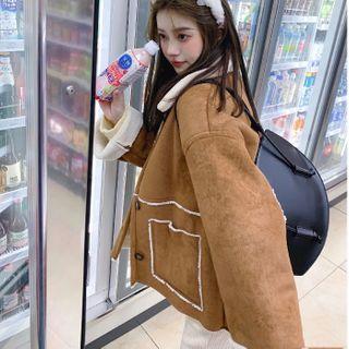 Fleece Jacket Coffee - One Size