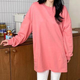 Pocket-side Longline Sweatshirt