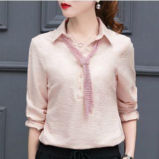 Plain Half Placket Shirt