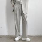 Straight Wide Trousers