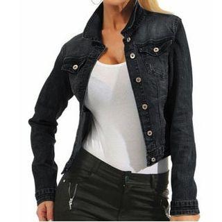 Button-through Denim Jacket
