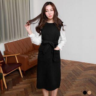 Tie-up Tank Midi Dress