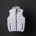 Plain Zip Padded Vest