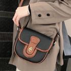 Plain Crossbody Bag As Shown In Figure - One Size