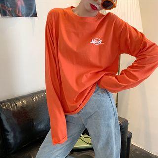 Face Print Long-sleeve T-shirt