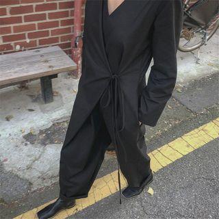 Long Sleeve Asymmetrical Jumpsuit