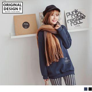 Barcode Print Tunic Top