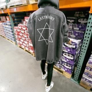 Star Print Hoodie