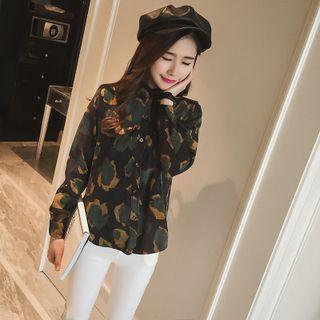 Corduroy Print Shirt
