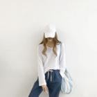 Scoop-neck M Lange Linen Blend T-shirt