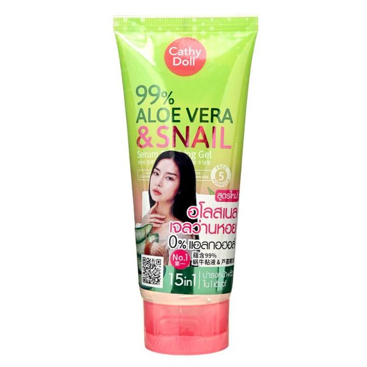 Cathy Doll - 99% Aloe Vera & Snail Serum Soothing Gel 60g 60g