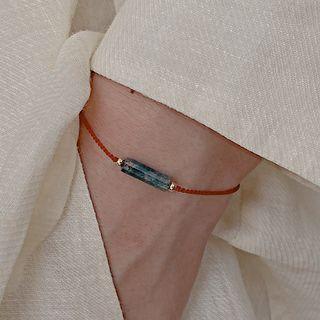 Gemstone Bar String Bracelet