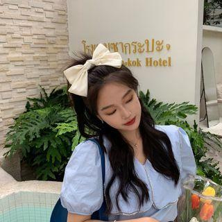 Satin Bow Hair Clip