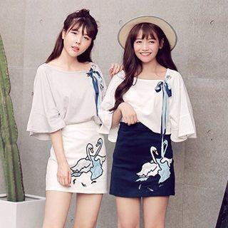 Tie Accent Short Sleeve Top