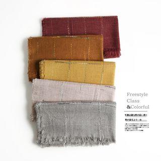 Contrast Stitching Scarf