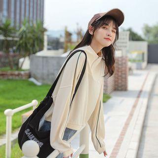 Zip Sweatshirt Almond - One Size