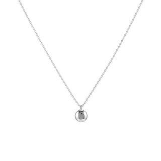 Mini Disc 925 Sterling Silver Necklace