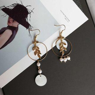 Leaf Non-matching Earring 1 Pair - Non-matching - One Size