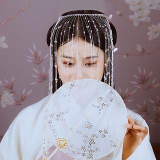 Retro Fringed Headpiece As Shown In Figure - One Size