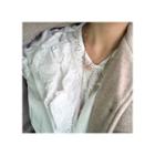 Round-neck Lace-detail Top