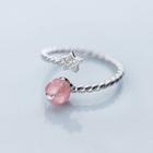 925 Sterling Silver Beaded Ring Ring - One Size
