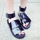 Cross-strap Flat Sandals