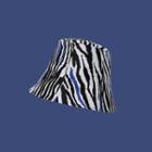 Zebra Print Bucket Hat Zebra - Black & Blue - M