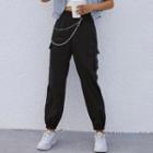 High Waist Cargo Joggers