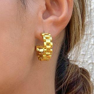 Set Of 3: Alloy Stud Earring